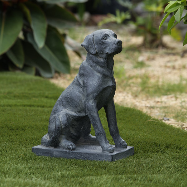 resin german shepherd statue